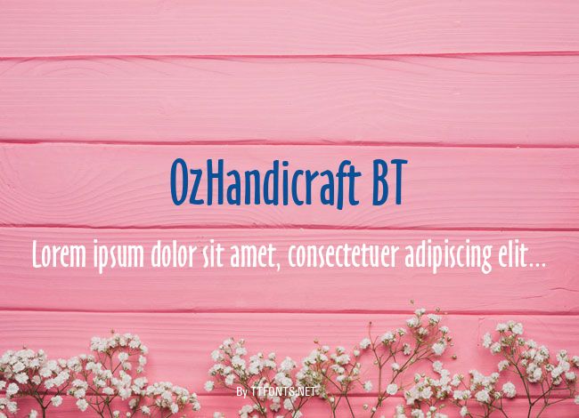 OzHandicraft BT example